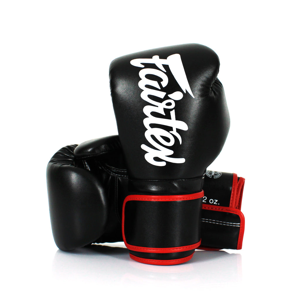 Fairtex BGV14 Microfiber Boxing Gloves Black