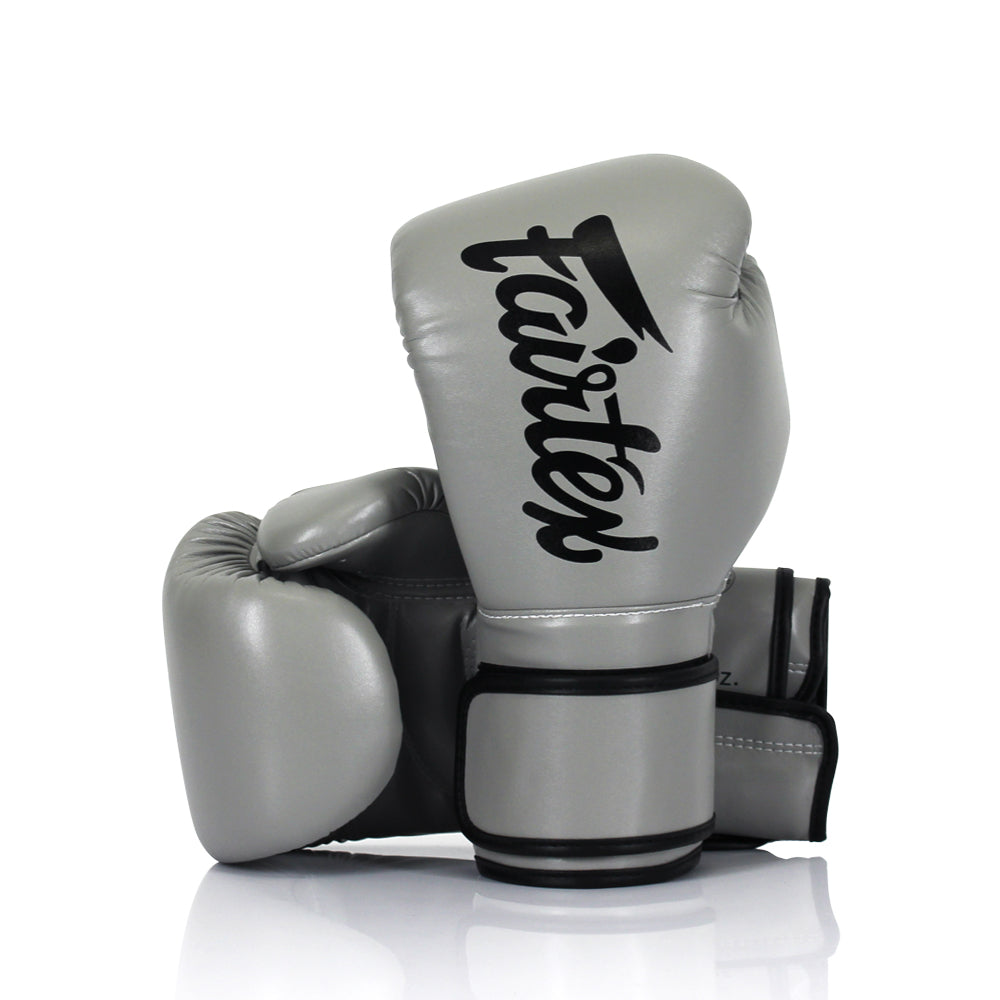 Fairtex BGV14 Microfiber Boxing Gloves Grey