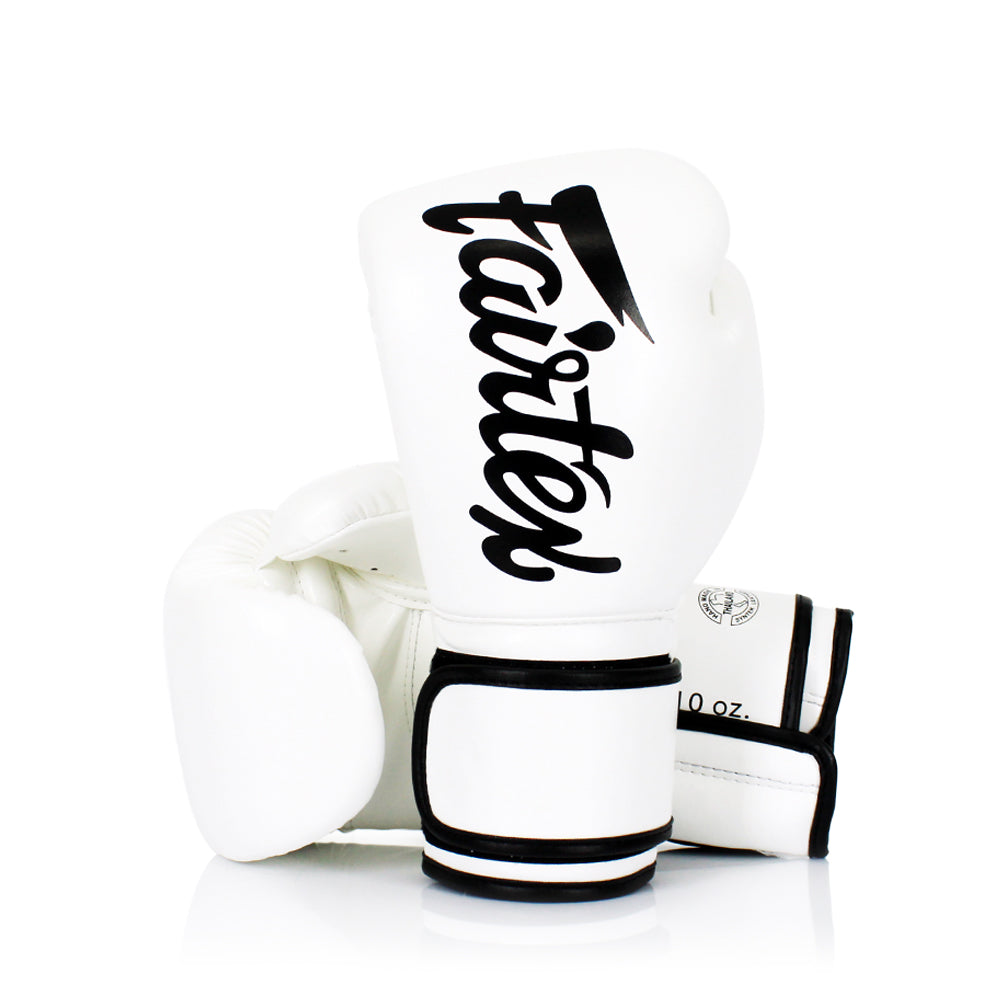Fairtex BGV14 Microfiber Boxing Gloves White
