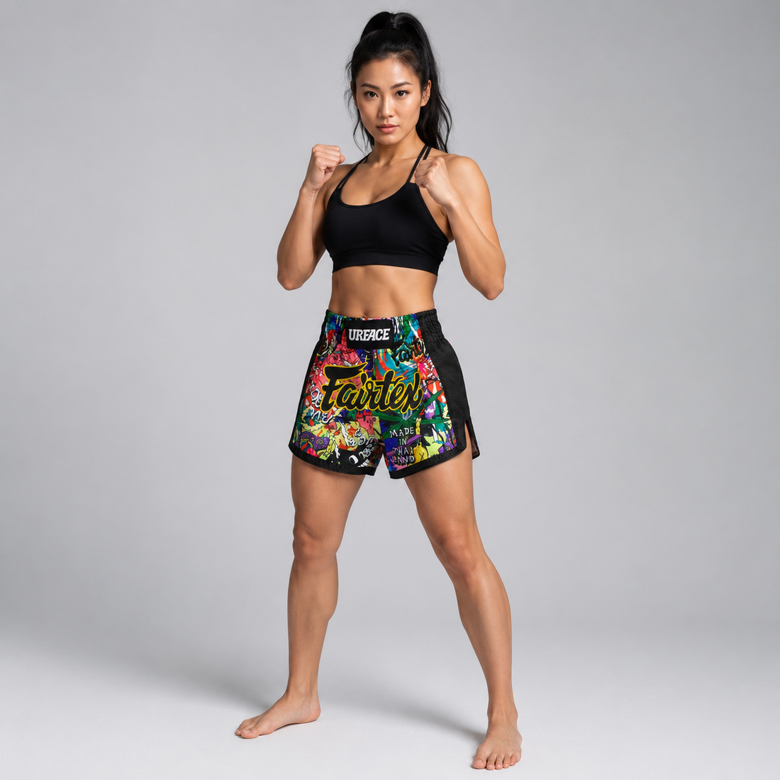 Fairtex-Slim Cut Shorts-BS Urface - Urface - brand product view 3