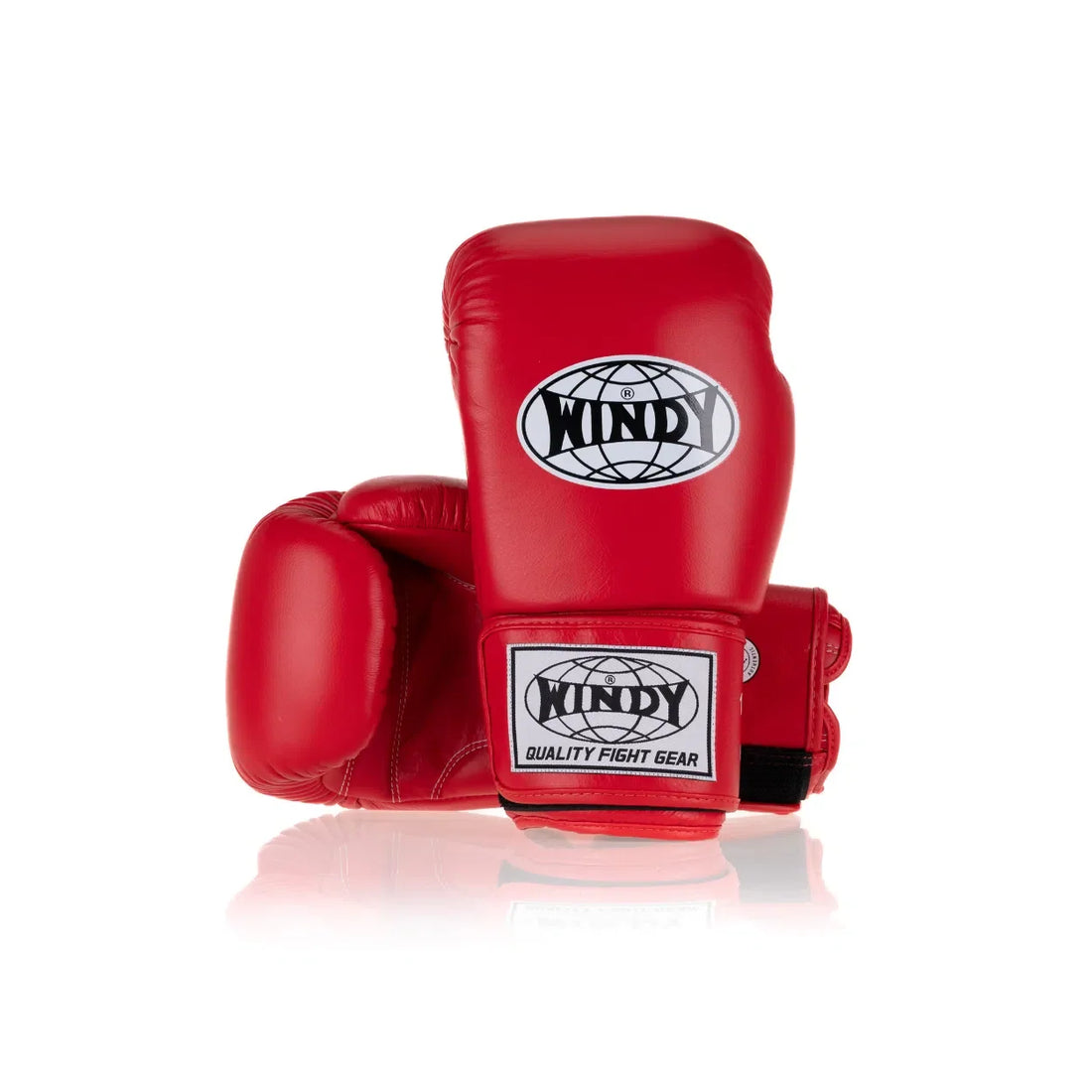 Classic Leather Boxing Glove - Red - Red - manufacturer view 3