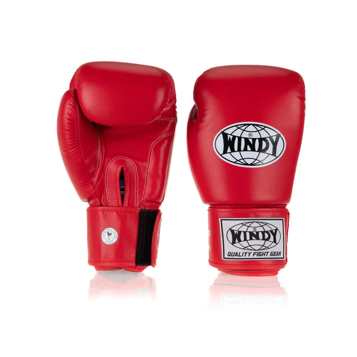 Classic Leather Boxing Glove - Red - Red - manufacturer view 1