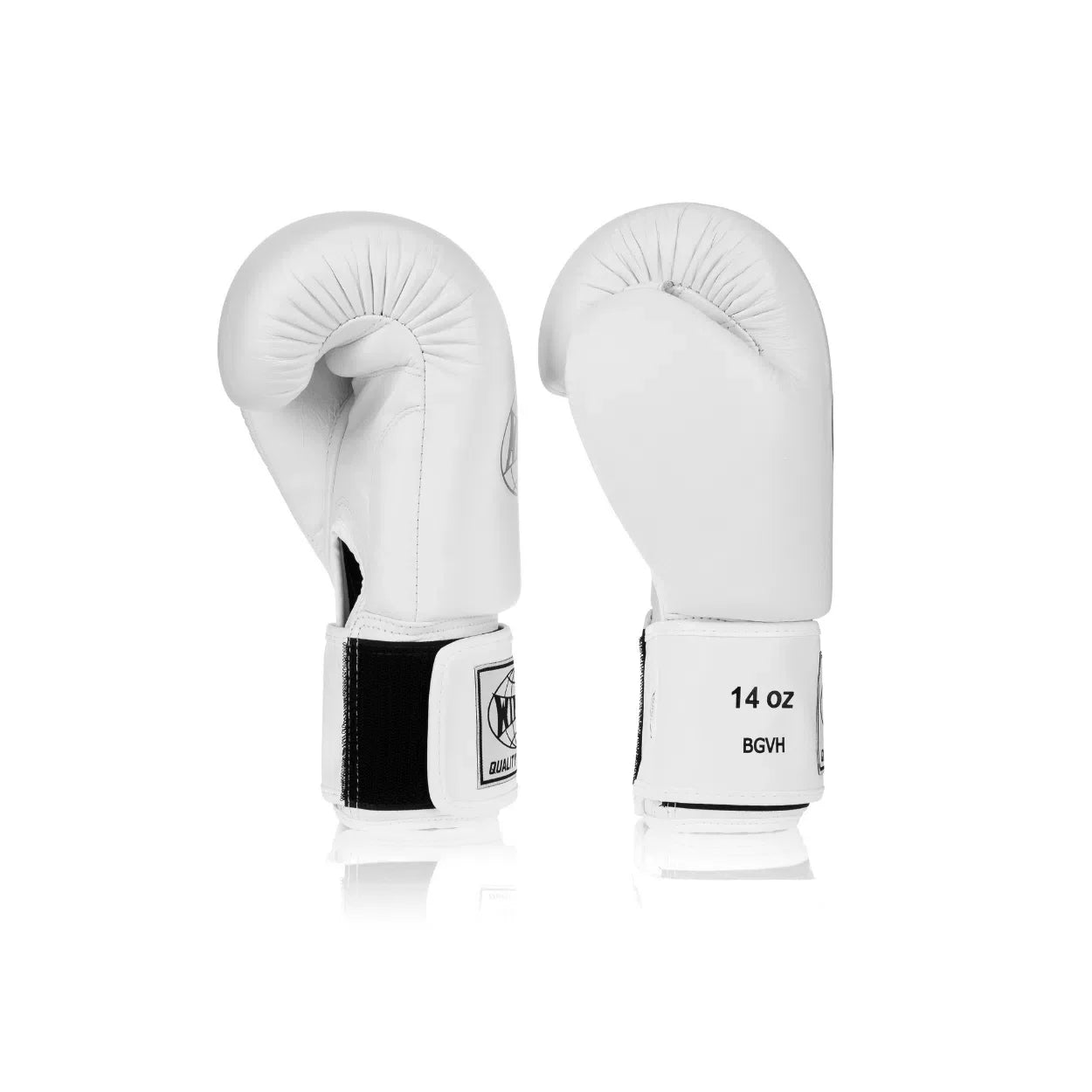 Classic Leather Boxing Glove - White - White - manufacturer view 4