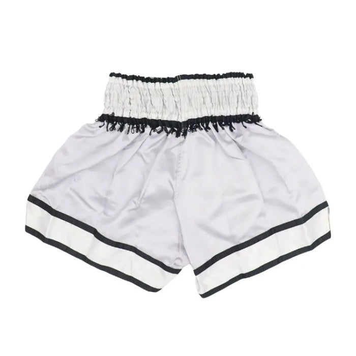 Boon [MT20] “Grey/White” Muay Thai Shorts