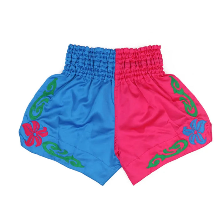 Boon [MT41] ”PINK-BLUE” Muay Thai Shorts