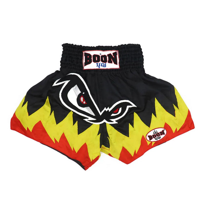 Boon [MT18] ”NO FEAR FLAMES” Muay Thai Shorts