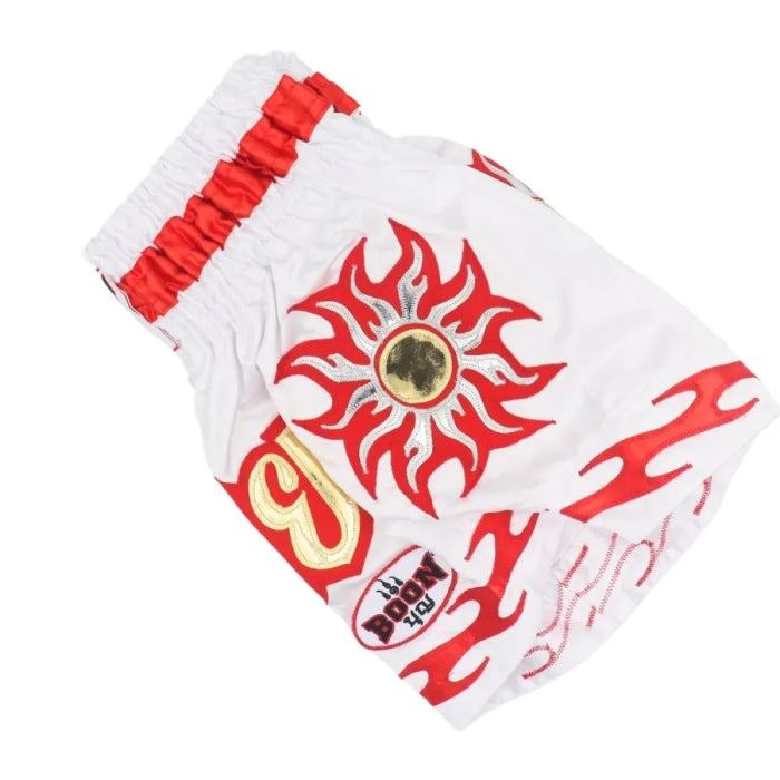 Boon [MT27] ”White SUN” Muay Thai Shorts