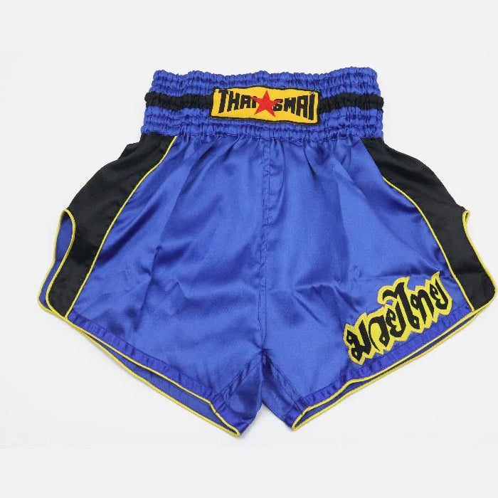 THAISMAI Classic Muay Thai Boxing Shorts Blue