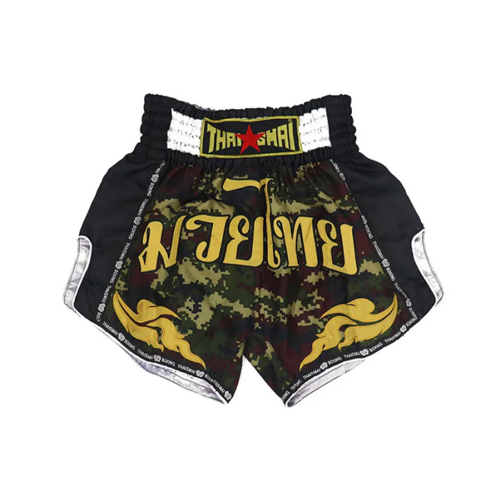 THAISMAI “Camo Green” Muay Thai Shorts