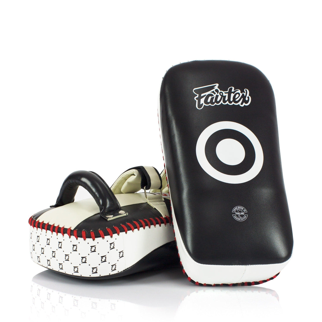 Fairtex KPLC3 Heavy Curved Kick Pads Black/White