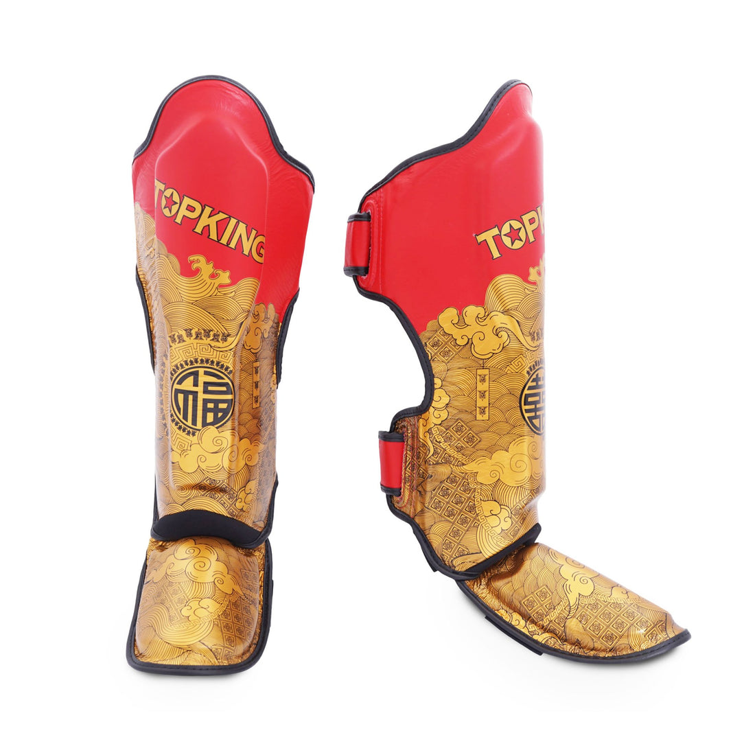 Top King Shin Pads – TKSGCN-01 Happiness Chinese - Red - brand product view 1