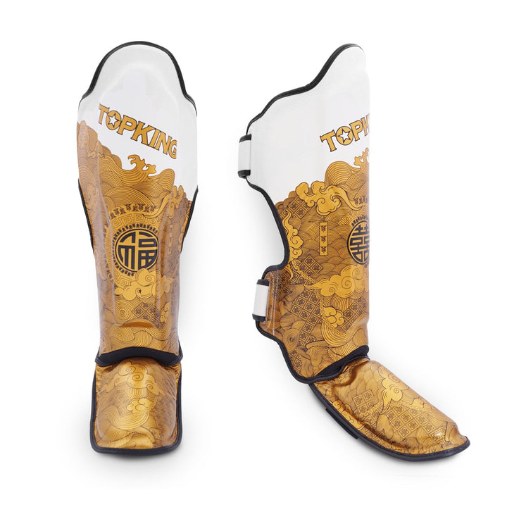 Top King Shin Pads – TKSGCN-01 Happiness Chinese - White - brand product view 1