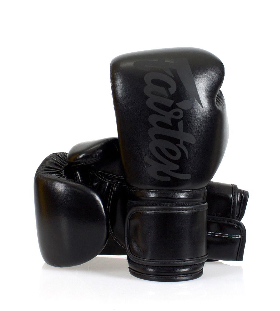 Fairtex Boxing Gloves – BGV14 - super-black - brand product view 1