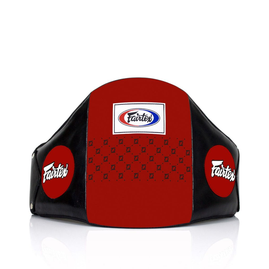 Fairtex-BPV1 Belly Pad - black-red-black - brand product view 1