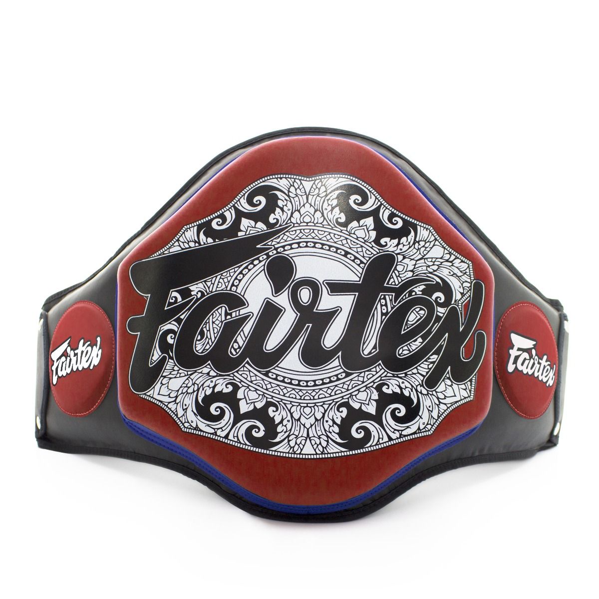 Fairtex-BPV3 Belly Pad - black-red - brand product view 1