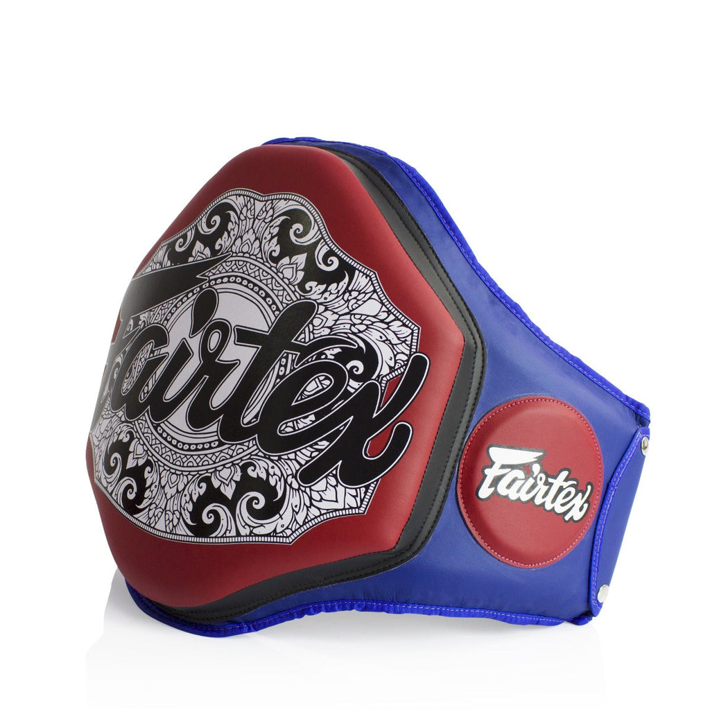 Fairtex-BPV3 Belly Pad - blue-red - brand product view 2