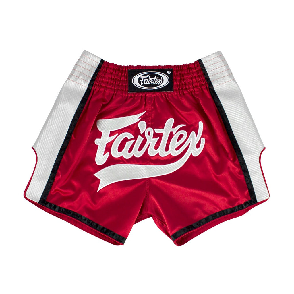 Muay Thai Shorts - BS1704 Red/White