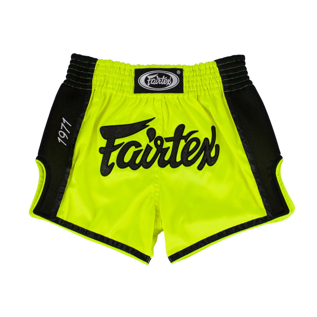 Muay Thai Shorts - BS1706 Lime Green