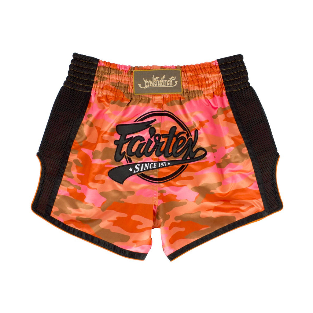 Muay Thai Shorts - BS1711 Orange Camo