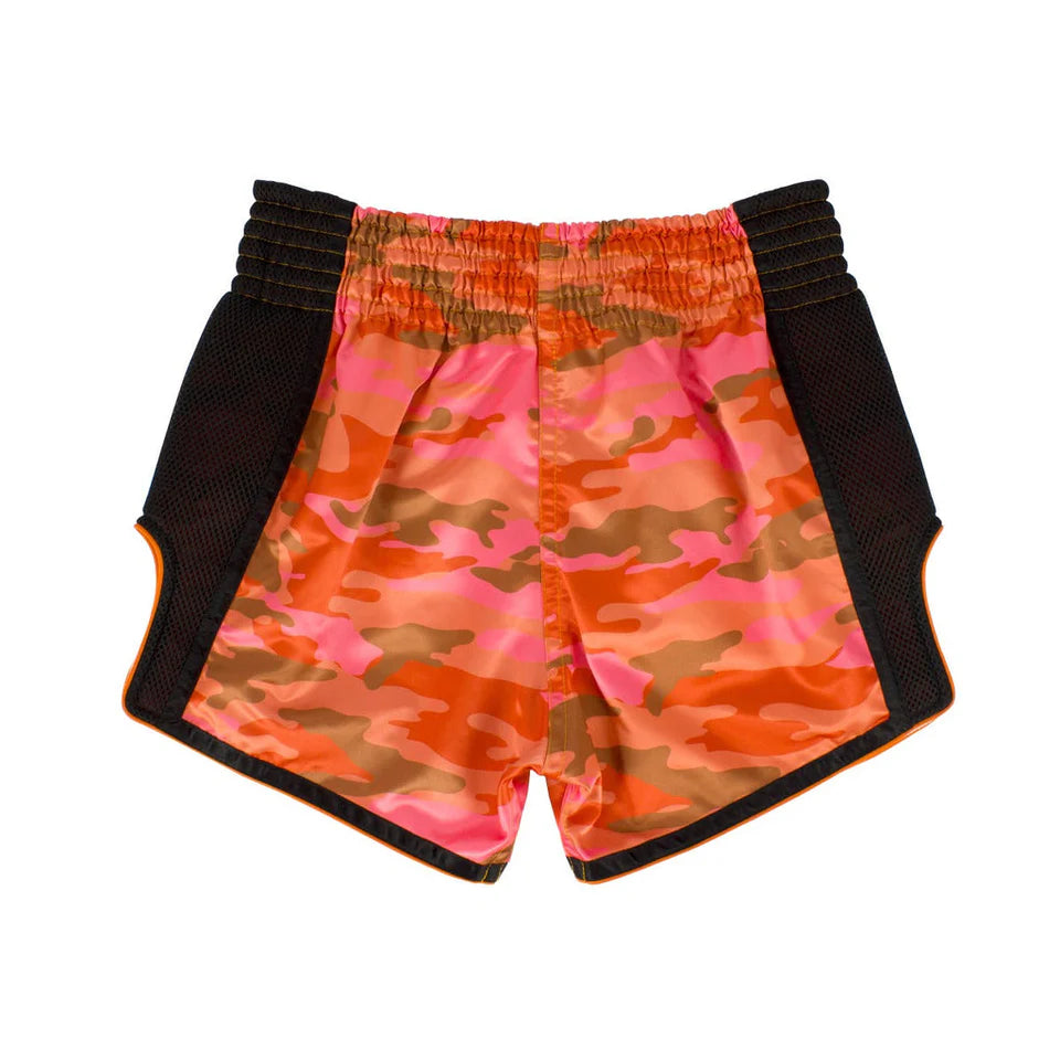 Muay Thai Shorts - BS1711 Orange Camo