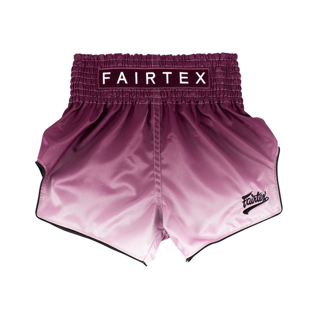 MUAY THAI SHORTS - BS1904 FADE (MAROON)