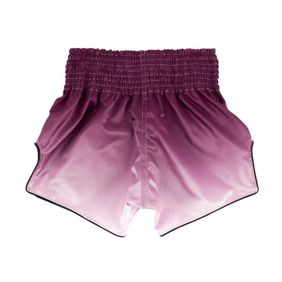 MUAY THAI SHORTS - BS1904 FADE (MAROON)