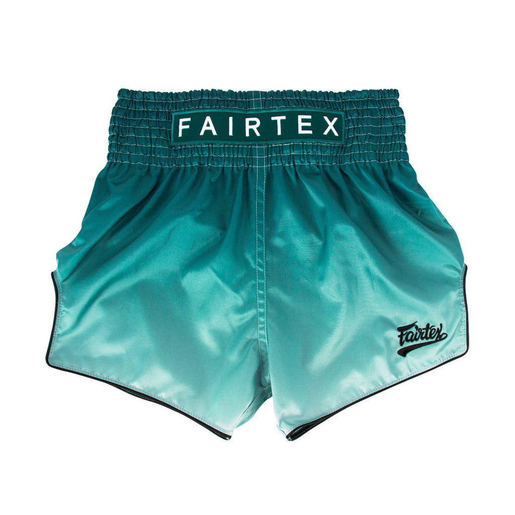 MUAY THAI SHORTS - BS1906 FADE (GREEN)