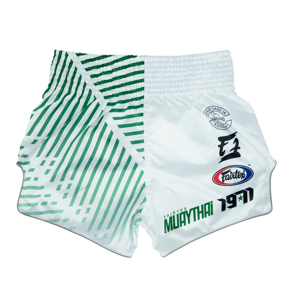 Fairtex Muay Thai Shorts - BS1923 Racer White