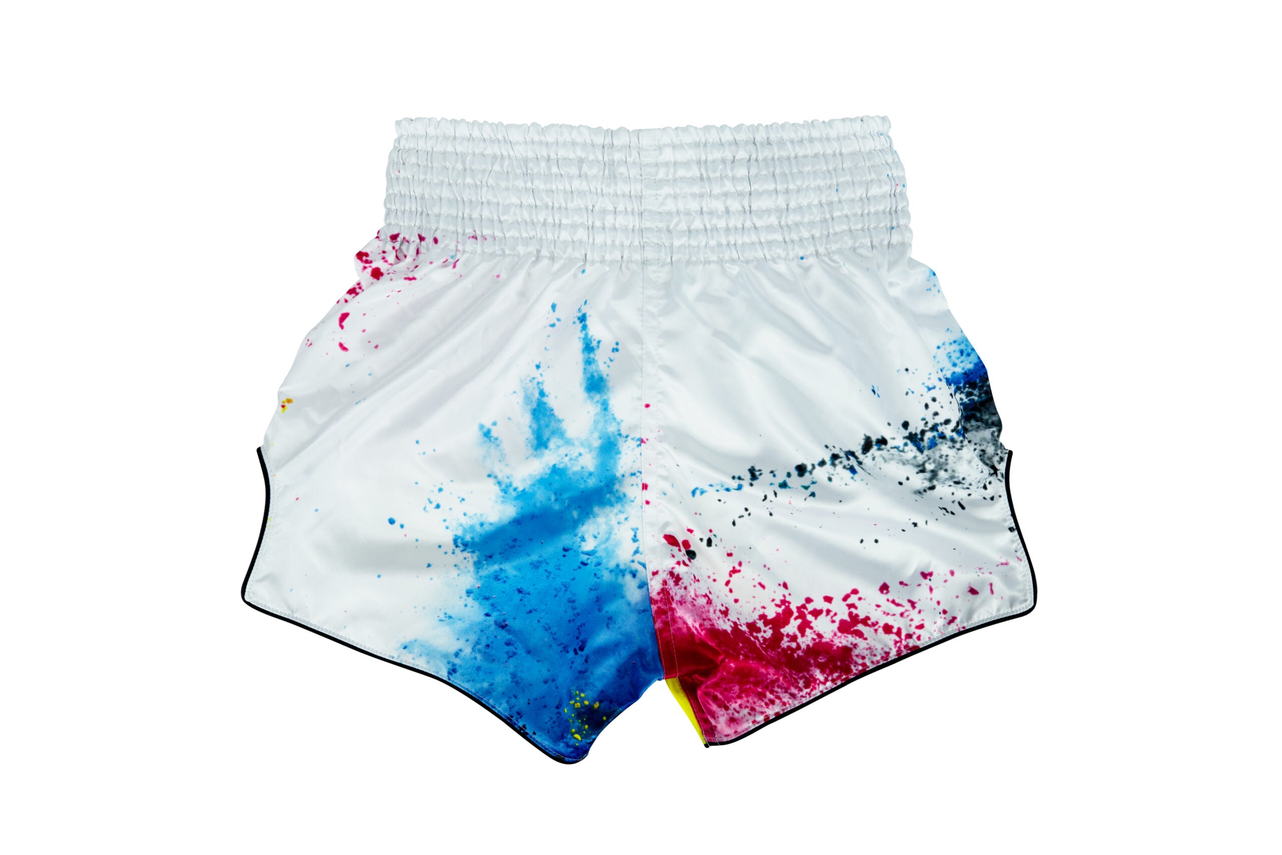 Fairtex Slim Cut Shorts BS1937 Acid Jazz (White) - supplier gallery image 2