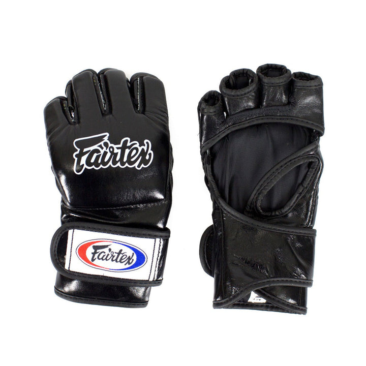 Fairtex-FGV12 Open Thump-MMA Gloves - Black - brand product view 1