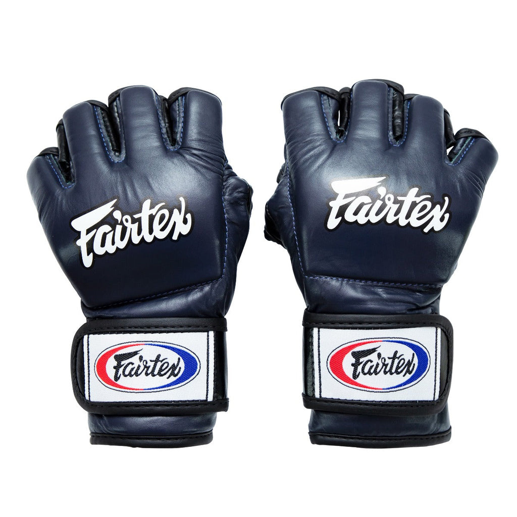 Fairtex-FGV12 Open Thump-MMA Gloves - Blue - brand product view 1