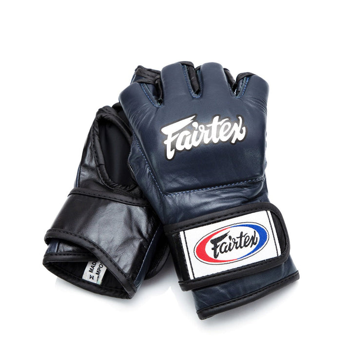 Fairtex-FGV12 Open Thump-MMA Gloves - Blue - brand product view 3