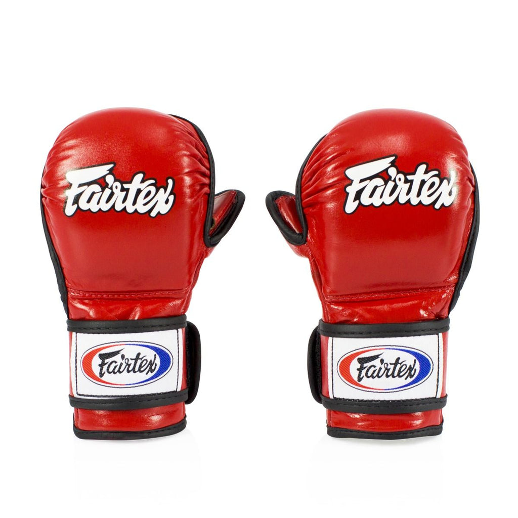 Fairtex-FGV15 Sparring MMA Gloves - Red - brand product view 1