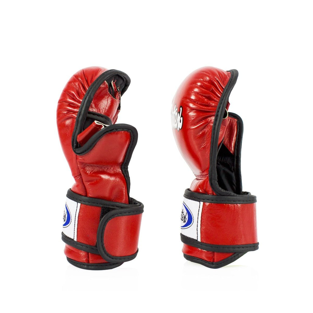 Fairtex-FGV15 Sparring MMA Gloves - Red - brand product view 3