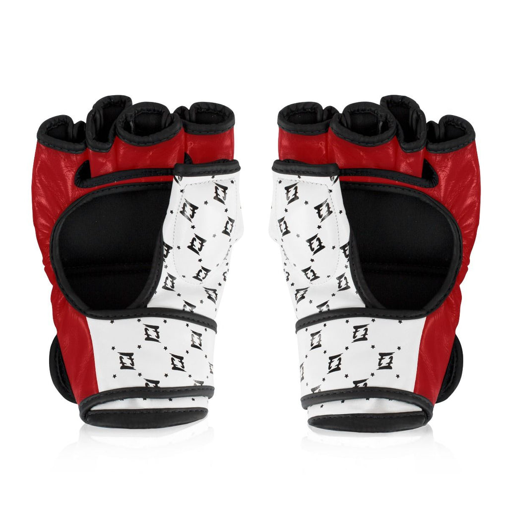 Fairtex-FGV17 Super Sparring MMA Gloves - white-red - brand product view 4