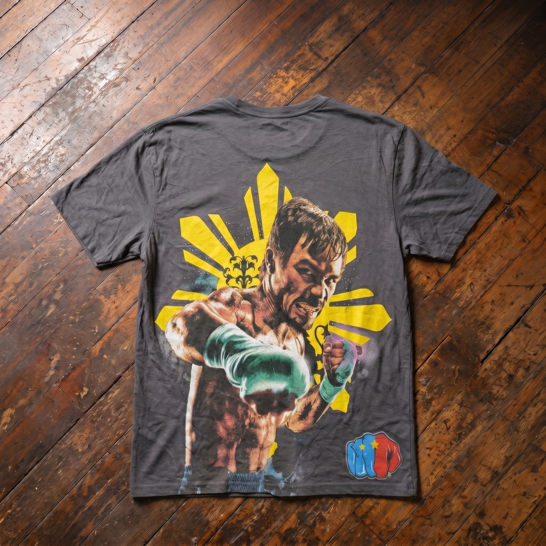 MANNY GOT MY BACK Manny Pacquiao t-shirt dark grey  T-shirt (Pre-Owned)