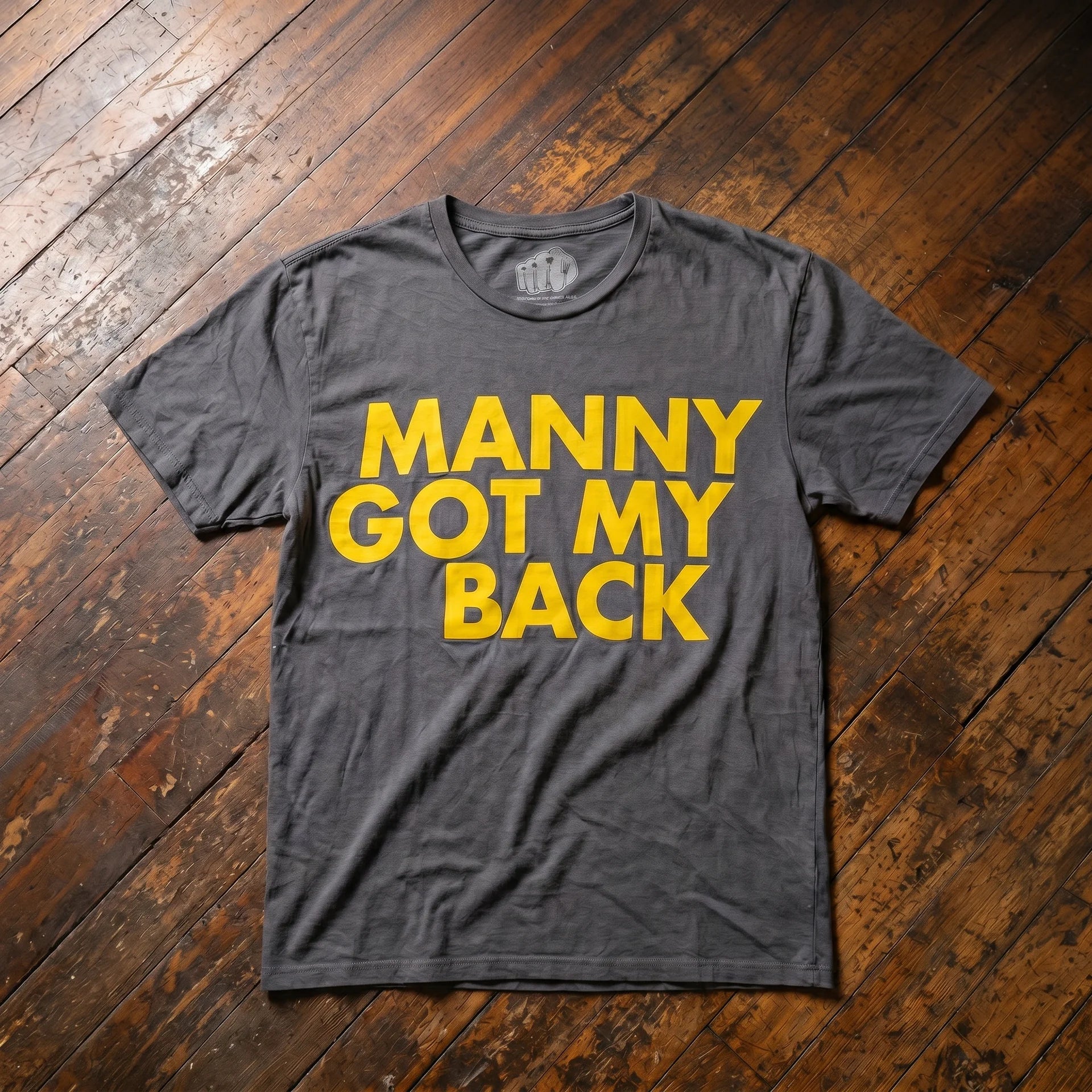 MANNY GOT MY BACK Manny Pacquiao t-shirt dark grey  T-shirt (Pre-Owned)