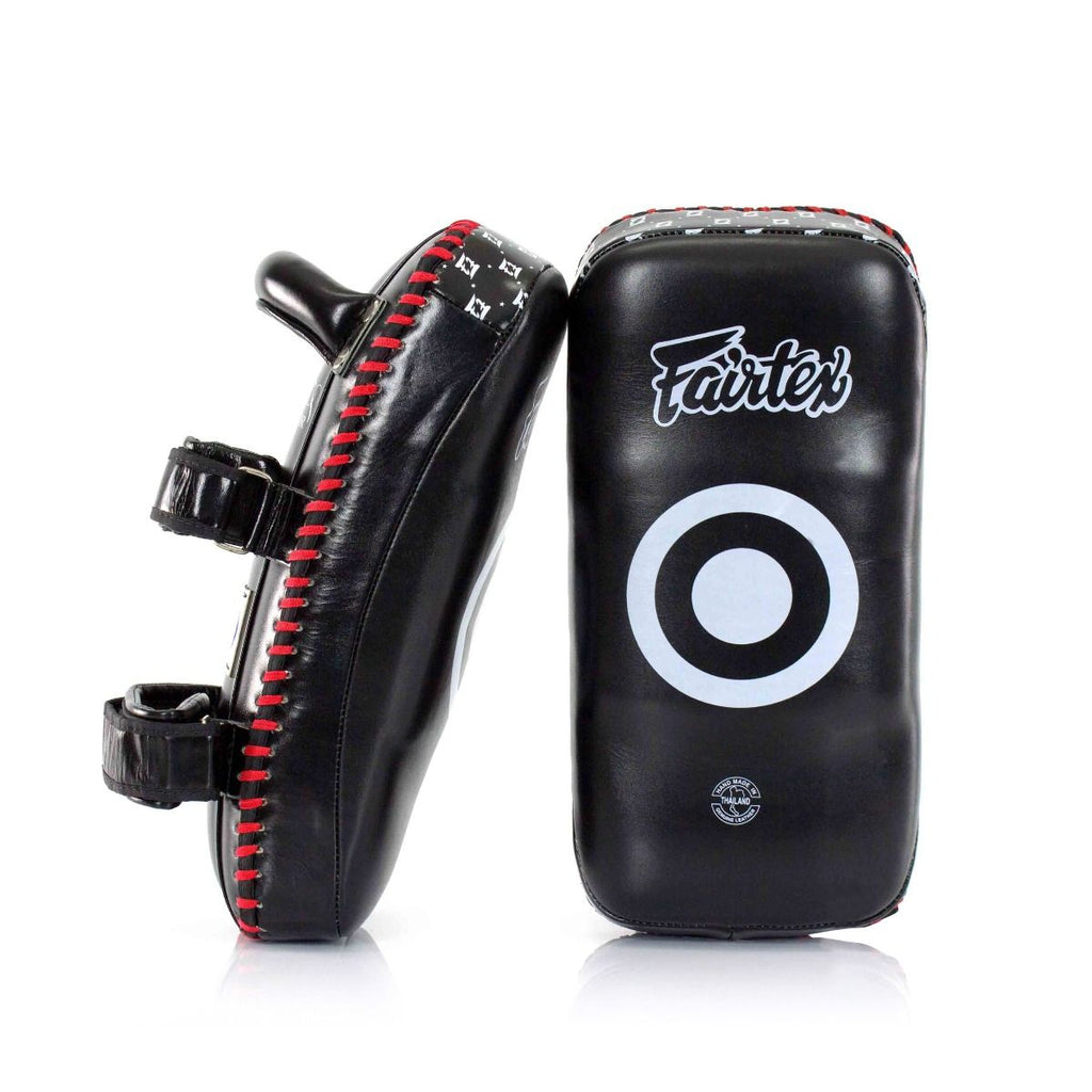 Fairtex-Premium Curved Kick pads-KPLS2 - Black - brand product view 1