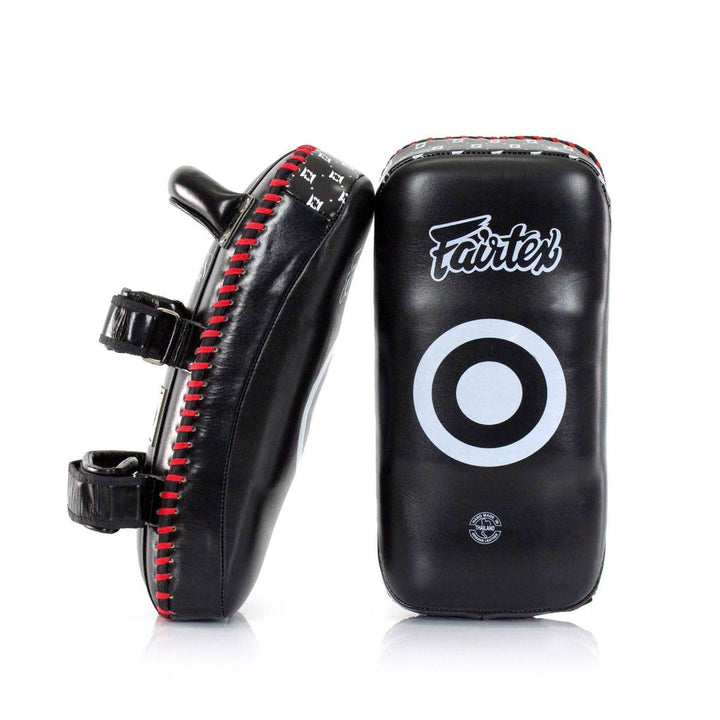 Fairtex-Premium Curved Kick pads-KPLS2 - Black - brand product view 1